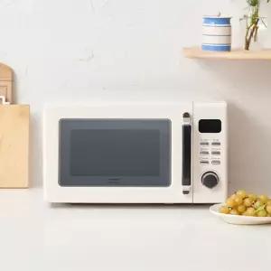 [풀무원공식] 풀무원 레트로 전자식 전자레인지 20L MS20D0TC (크림베이지)