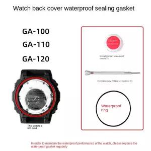 호환  카시오 G-SHOCK 방수 링 먼지 링 GA-100 GA-110 GA-120 O 링 개스킷 후면 커버 실링 링 방수 페이스