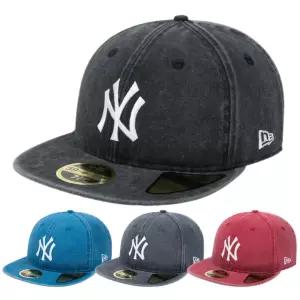 뉴에라 모자 피그먼트 애시드 워싱 피티드캡 레트로 크라운 59FIFTY 데일리 캡