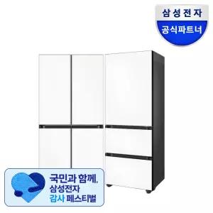 [체감가319만] 비스포크 키친핏 냉장고 김치냉장고 세트 RM70F64R1X+RQ33DB74D2AP 세틴화이트