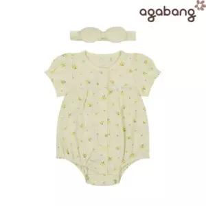 [롯데백화점]아가방 모니카반소반디수트(헤어밴드)(YELLOW)01T317564