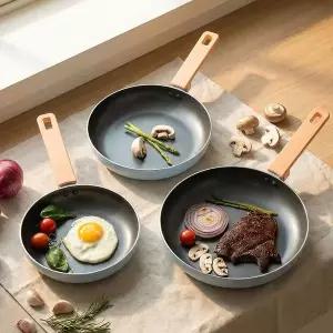 [NS홈쇼핑]보나토 트리아나 IH 후라이팬 3종 세트 (20cm+24cm+28cm)[35804645]