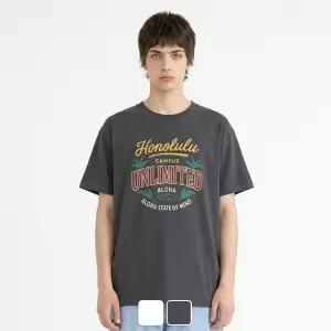 [택가 45,000원] 언리미트 HAWAII TEE (U26BTTS616) 남녀공용