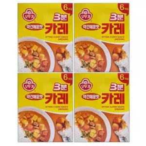 오뚜기 3분 카레 약간매운맛 200g X24개