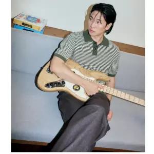 [파렌하이트](김해점)[26S/S] 카프리 크로셰 스트라이프 티에리 니트 (FMUCD8322)
