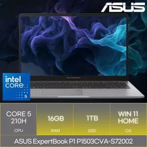 ASUS ExpertBook P1 P1503CVA-S72002 (RAM 16GB_SSD 1TB_WIN11)_마우스+장패드증정 AN
