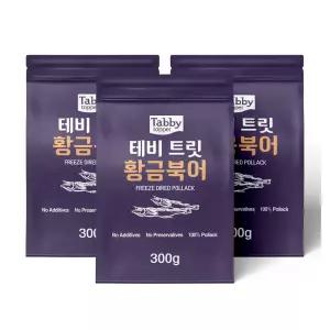 테비트릿 황금북어 300g x3개 고양이간식 강아지간식