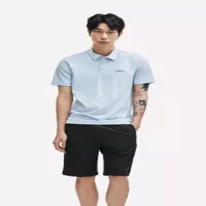 남성 트리코트 반팔 카라 티셔츠 / PW3MS24M311_GN