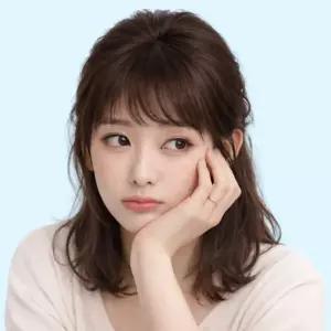 언니네 가발 여성 정수리 가발 인모 자연스러운 부분 가발