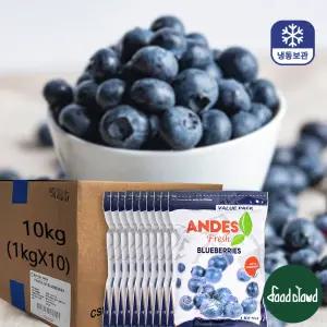 칠레산 당도 높은 프리미엄 냉동 블루베리 10kg(1kgX10팩) 무첨가 냉동과일