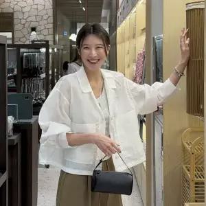 [메이블루]미스티 바스락 셔츠자켓