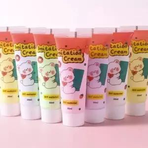 데코덴깍지 (3개세트) 생크림클레이30ml(색상랜덤)