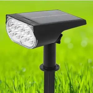 LED 태양광 정원등 7구(웜색) 조경조명 정원조명등 /산책등/화단등/화단조명