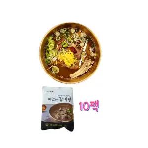 엔쿡 김선영 뼈없는 갈비탕 600g x 10팩