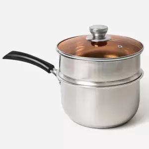 [하프클럽/]퀸센스 스텐 찜기냄비 편수 20cm