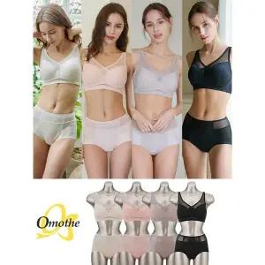 오모떼 노와이어 에센스 클래식 보정 브라팬티 8종 풀세트 230200