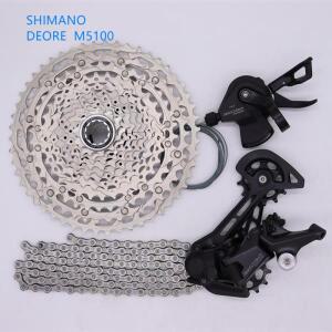 시마노 데오레 그룹 세트, MTB 산악 자전거 기어 시프터 레버 HG601, 1x11-속도 11-51T RD, M5100, SGS,