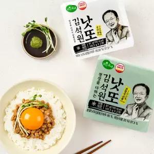 맑은물에 김석원 국산콩 낫또 40팩(백태 20팩+혼합 20팩)