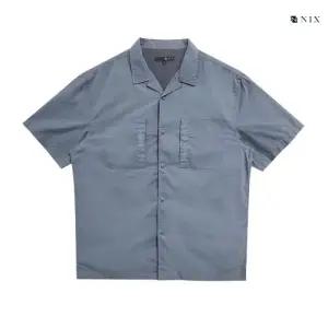 [NIX]남)노치드카라 세미오버핏 반팔셔츠(FNQMCSH102P