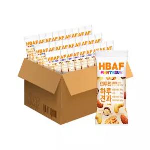 (신선집중) HBAF 바프 먼투썬 하루견과 화이트 50봉 (20G x 50EA)