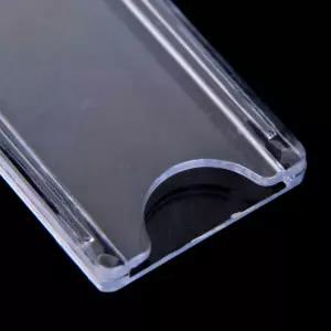 부착용 투명 네임택 꽂이판 70x22mm 신발장이름표 사물함 어린이집