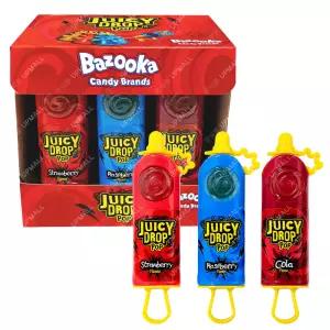 탑스 Bazooka 바주카 쥬시 드롭팝 캔디 26g 12개입 x1통