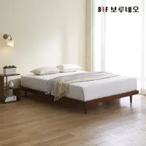 [보루네오하우스]앳홈 엣지 레그 원목 침대 프레임 (SS)-착불