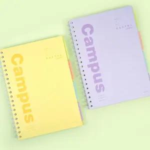 핑크풋 노트 필기 공책 파스텔 스프링 인덱스/학생용/줄눈/두꺼운/알림장/유선/파스텔색상/영어공부/줄노트
