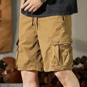 지니코코 남성 면 여름 캐주얼 반바지 빅포켓 빈티지팬츠 카고 스포츠 97% ADOR2