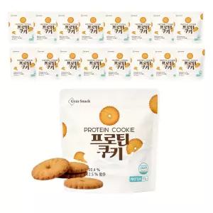 프로틴 쿠키 단백질 과자 고단백 다이어트 간식 40g 20개