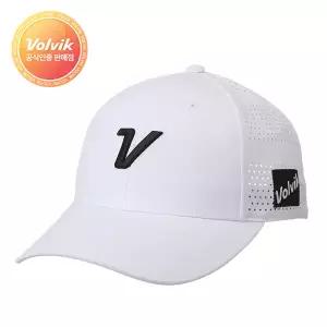 볼빅 2026 V로고 자수 포인트 볼캡 남성용 골프모자 (화이트)