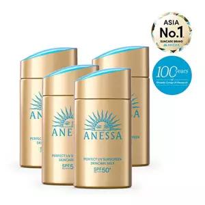 [아넷사][공식수입정품]아넷사 퍼펙트 UV 선스크린 스킨케어 밀크NA 60ml 4개