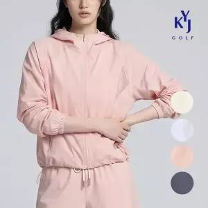 [김영주골프] 여름 경량 후드집업 트레이닝 세트가능 여성 점퍼 KQMLJP05
