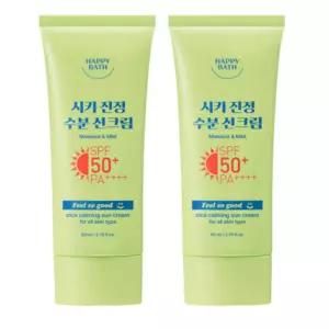 해피바스 필쏘굿 시카진정 수분 선크림 80ml 2개