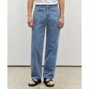 DECET [여름원단]Semi Wide Jeans DCPT003Blue