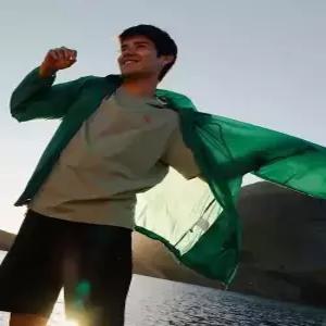 kolonsport 남성 에그라이트 후드 재킷 JWJJM26271GRE 국내정품