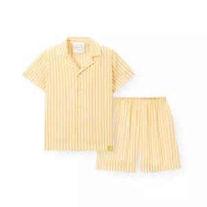 [롯데백화점]오르시떼 아동 H123 씨엘옐로우 반소매 파자마 세트 OR26MKBEH123