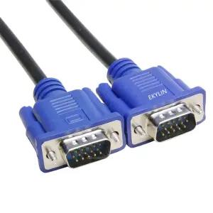 EKYLIN VGA 케이블 소켓 포트가 있는 스크린 프로젝터를 모니터링하기 위한 컴퓨터 PC용 남성 대 비디오