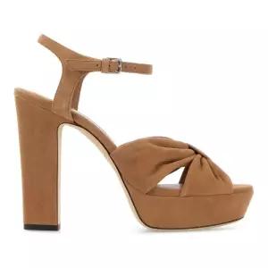HELOISE 120 노트 스웨이드 플랫폼 샌들 HELOISE120SUE TOFFEE