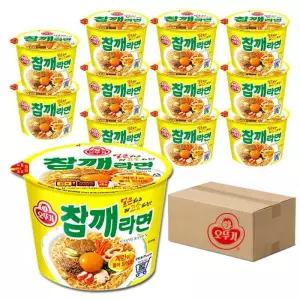 오뚜기 참깨라면 용기 110g 12입