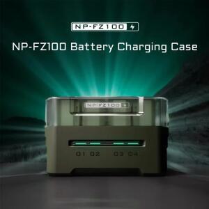 소니 NP-FZ100/FW50 DMW-BLK22 EN-EL15 LP-E6 NP-W235 배터리 충전기용 TILTA 휴대용 스테이션