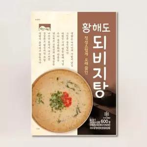 고향식품 옛맛 황해도 되비지탕 600g 콩비지찌개 3팩
