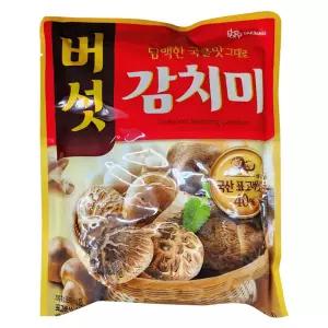빠르미쇼핑 청정원 버섯 감치미 500g 다시다 조미료 식자재 트레이더스