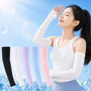 여성 여름 UV 자외선차단 쿨토시 팔토시 암슬리브 냉감 쿨링 골프 운전 등산 손등 손등형 아이스 작업용
