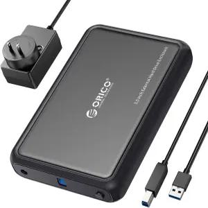 3.5 2.5인치 SATA SSD HDD용 ORICO 외장 하드 드라이브 인클로저 최대 20TB 용량 USB 3.2 1세대 고속 전송