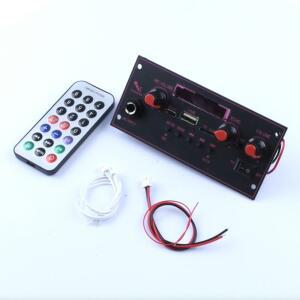 DC 3.7-5V 블루투스 5.0 MP3 디코더 보드 2x10W 앰프 오디오 플레이어 DIY 자동차 FM 라디오 모듈 TF USB