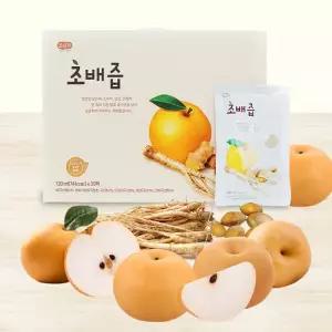 초산정 초배즙 1BOX 30팩/환절기/참배 도라지 생강 은행 오곡명초/발효식초/전통식초