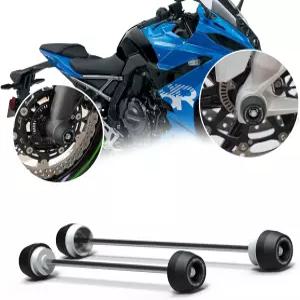 GSX-8R 2025 크래시 패드 프로텍터 모터사이클 앞뒤 포크 휠 프레임 슬라이더 충돌 스핀들 2023-2026