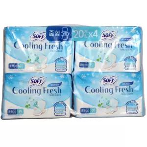 쏘피 쿨링패드 중형 20개 x 4팩 여름에도 시원하게 코스트코