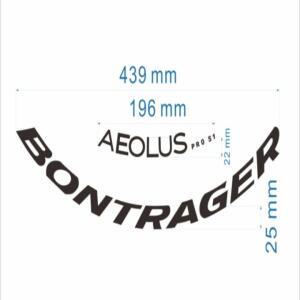 BONTRAGER Pro 51 TLR 휠셋 스티커 로드 바이크 휠 자전거 700C 데칼 사이클링 액세서리는 커버할 수 없습